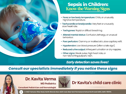 Sepsis can develop rapidly in children, causing symptoms such as fever and rapid breathing. Quick… post image