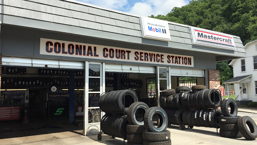 Colonial Court Service Station Logo