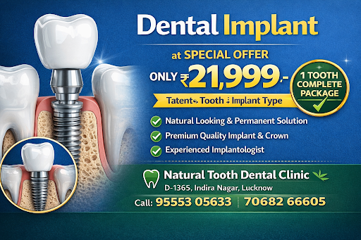 Missing teeth can affect your smile, confidence, and chewing ability. At Natural Tooth Dental Cli… post image