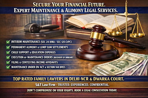Top Maintenance & Alimony Lawyer in Dwarka | Expert Financial Recovery ⚖️💰 post image