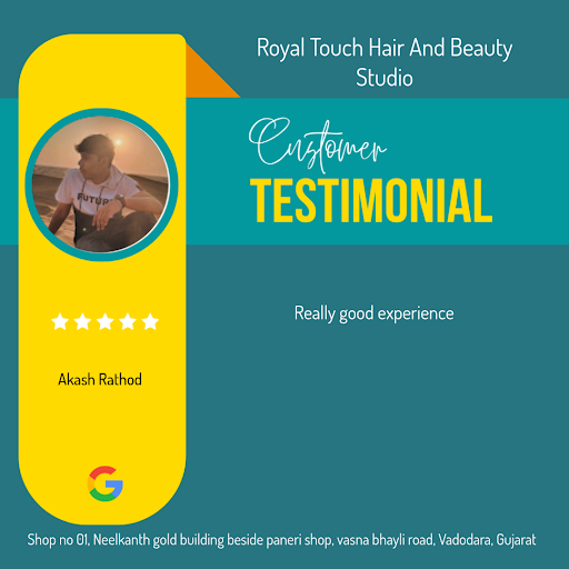 Akash's exceptional experience at Royal Touch Hair And Beauty Studio in Vadodara! He raves about… post image