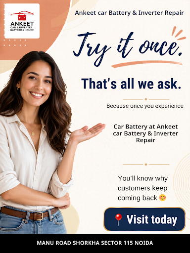 Ankeet Car Battery & Inverter Repair is your trusted wholesaler for quality car batteries, includ…