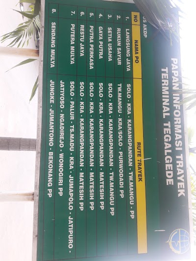 Photos of Terminal Tegalgede