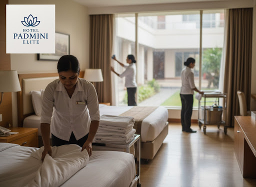 Ever wondered what keeps your stay smooth and comfortable every single day? At Hotel Padmini Elit… post image
