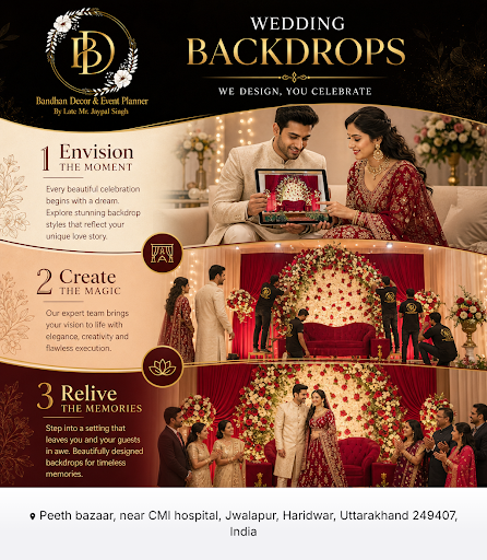 Create stunning wedding backdrops with elegant flower decor and customized designs from Bandhan D… post image