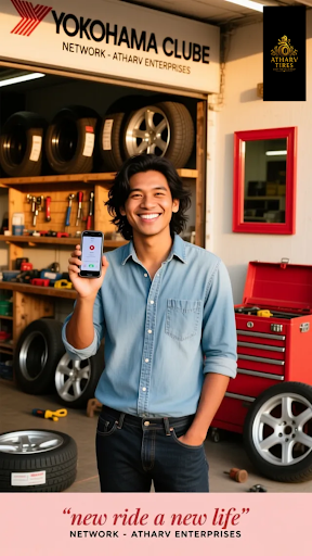Get the best tyres and batteries in town at YOKOHAMA CLUBE NETWORK - ATHARV ENTERPRISES, Pune's m… post image