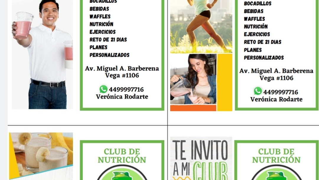 Club de nutrición Vero Rodarte - Club Social Privado en Aguascalientes