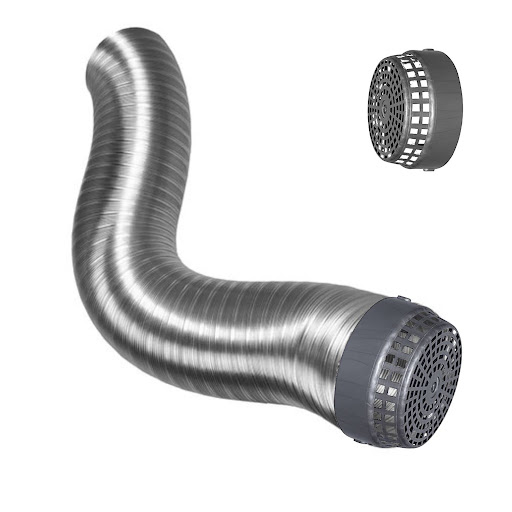 Chimney pipe with cowel post image