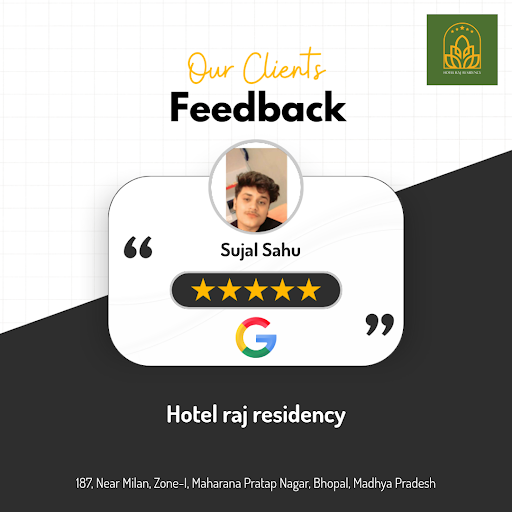 Sujal's stay at Hotel Raj Residency in Bhopal was nothing short of exceptional! He loved the exte…