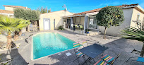 Villa piscine de la garrigue à  Florensac