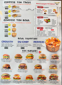 Menu Planet food Bailleul Page 1