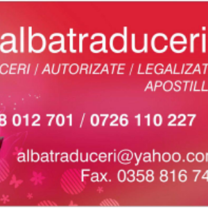 Comentarii opinii despre Traduceri Cugir-Alba