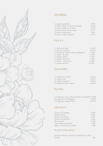 Menu Le BaB Page 1