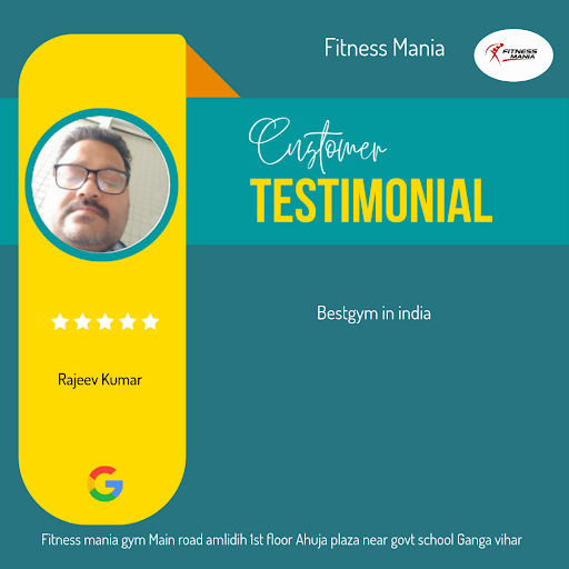 Rajeev Kumar, a fitness enthusiast from Raipur, shares his incredible experience at Fitness Mania… post image