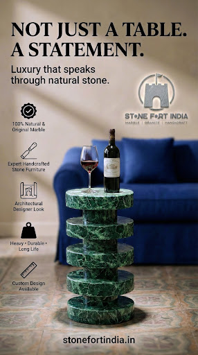 Green marble side table it's a statment pcs post image