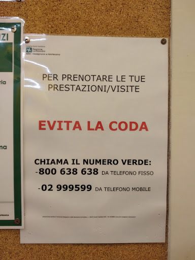 Centro Unico Prenotazione - CUP Cernusco sul Naviglio