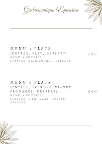 Menu Restaurant Gastronomique l'Epicurien - Laval Page 4