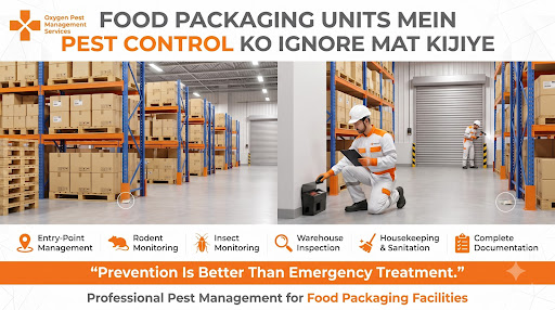 Food Packaging Units Mein Pest Control Ko Ignore Mat Kijiye