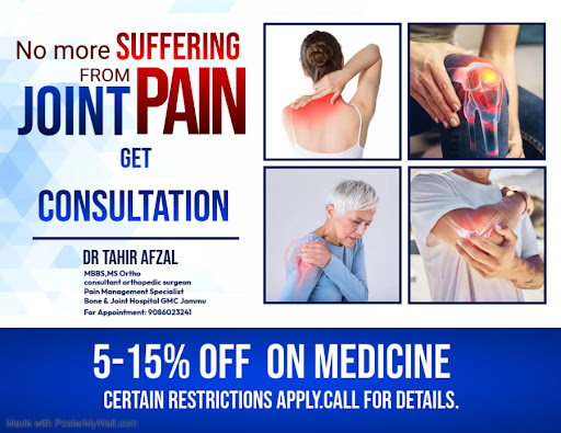 Get orthopedic Doctor construction at wecare Pharmacy Bantalab Jammu