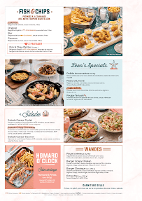 Menu Léon Fish Brasserie - Dijon-Chenove Page 1