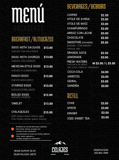 Celajes Restaurant - Visual