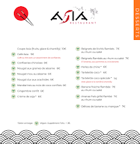 Menu Asia Restaurant Page 8