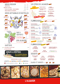 Menu L'Alsacien République - Restaurant / Bar à Flammekueche Page 1