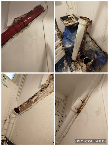 Réparation de fuite sur colonne en fonte : intervention rapide et soignée pour sécuriser votre installation...