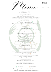 Menu Restaurant la Cueva Saint Jean de Luz Page 1