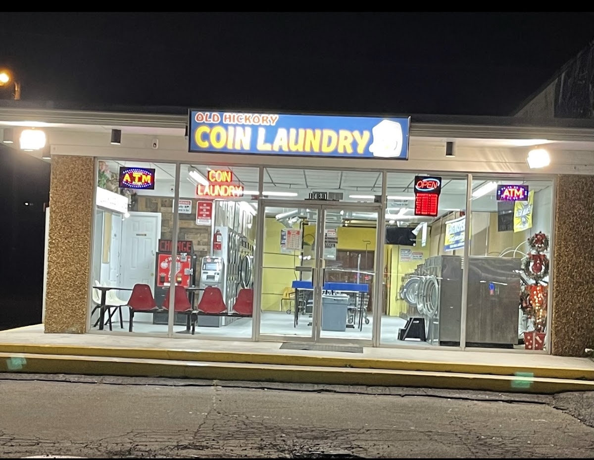 Old Hickory Coin Laundry facility with washing machines in Nashville