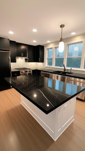 Elevate your kitchen with the timeless elegance of Black Granite countertops from Stone Fort Indi… post image