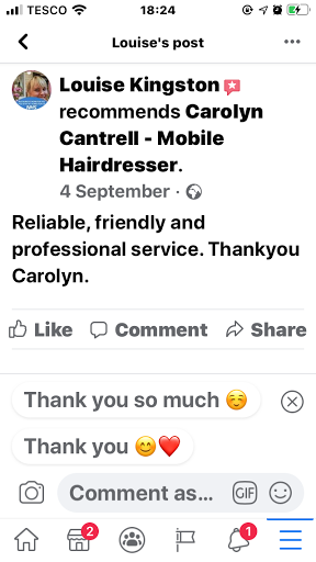Mobile Hairdressing by Carolyn Cantrell - Thumbnail