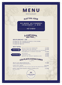 Menu le comptoir des vignes Page 2