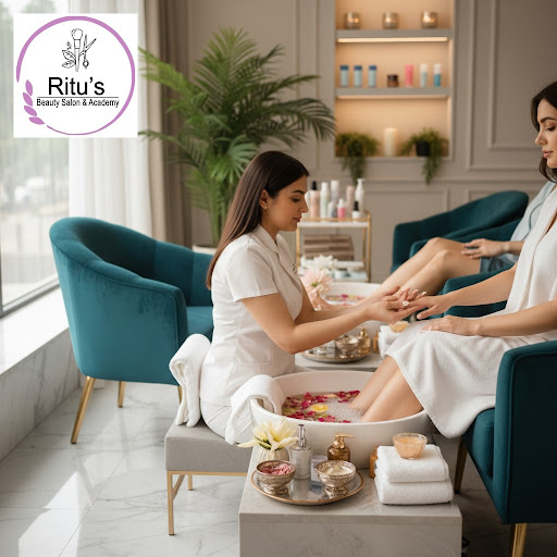 Discover the ultimate indulgence with our luxurious manicure and pedicure services at Ritu’s Beau… post image