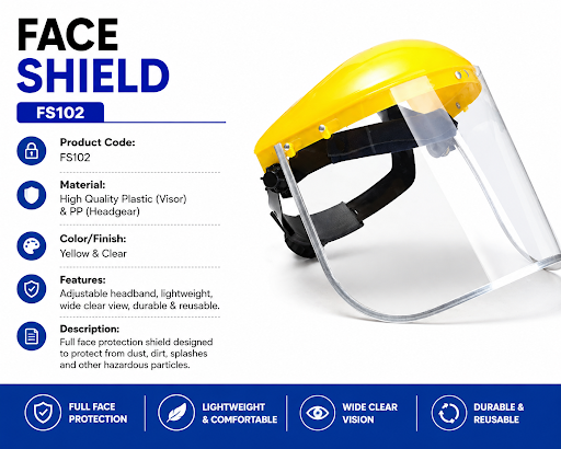 PROTECTIVE CLEAR FACE SHIELD post image