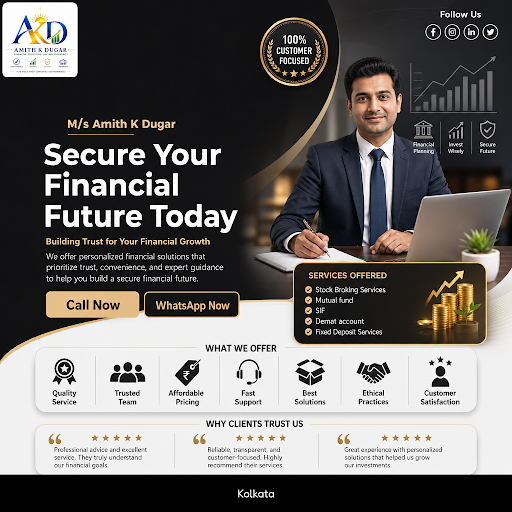M/s Amith K Dugar offers expert fixed deposit services tailored to your financial goals. Connect… post image