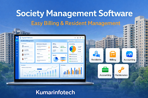 Looking for a complete Society Management Software to simplify society operations? Kumarinfotech…