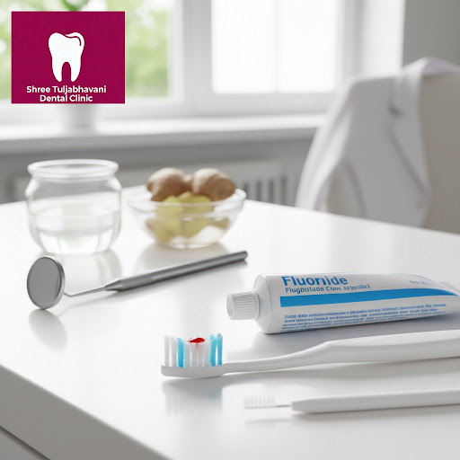Bleeding gums are often an early warning sign of gum disease, plaque build-up, or vitamin deficie…