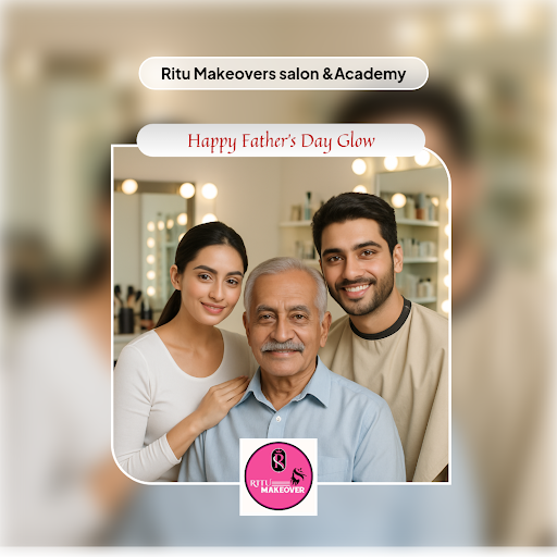 Wishing a Happy Father's Day to all the dads in Prayagraj! At Ritu Makeovers salon & Academy in N… post image