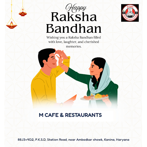 Wishing a joyous Raksha Bandhan from M Cafe & Restaurants, Kanina's best pizza restaurant! Share… post image