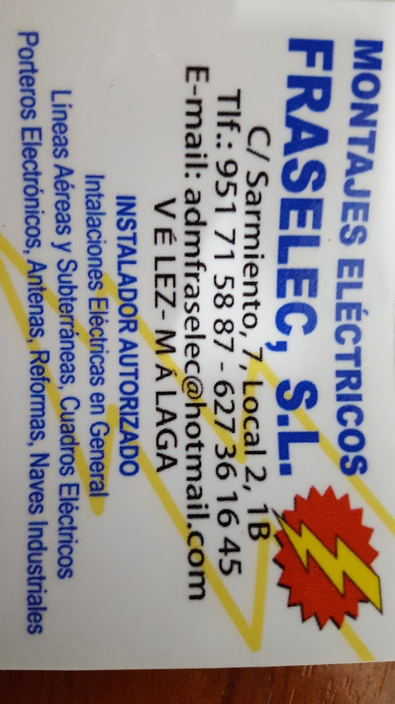 Montajes Eléctricos Fraselec S L