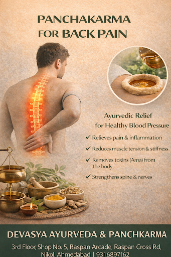 Devasya Ayurveda & Panchkarma, located at Raspan Cross Road, Nikol, Ahmedabad, offers effective A… post image