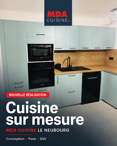 Envie d’une cuisine qui vous ressemble ? Chez MDA Cuisine Le Neubourg, nous réalisons votre cuisine sur mesure avec passion et professionnalisme. Profitez d’un devis gratuit pour imaginer ensemble un espace unique, moderne et fonctionnel. Notre équipe vous accompagne de la conception à la pose, en passant par un service après-vente réactif. Contactez-nous dès aujourd’hui et donnez vie à la cuisine de vos rêves !