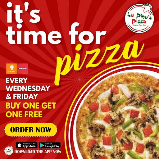 La Pino'z Pizza Pratap Nagar Jaipur
       
𝒊𝒕'𝒔 𝒕𝒊𝒎𝒆