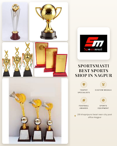 SPORTSMASTI BEING NAGPUR'S BEST SPORTS SHOP, offers a wide range of cricket items and trophies. V… post image