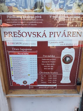 Prešovský Pivovar, Author: Jakub Veselý