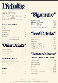 Menu Sylon de Montmartre Page 1