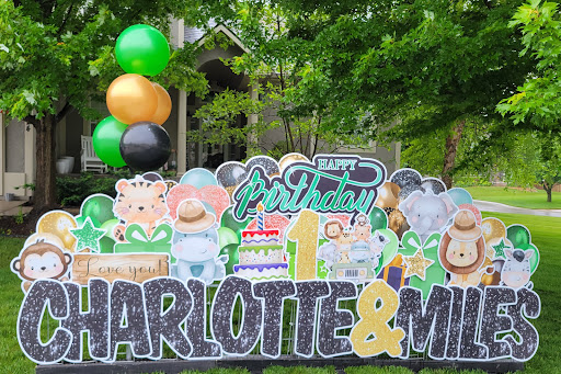 Yard Props Celebration Signs