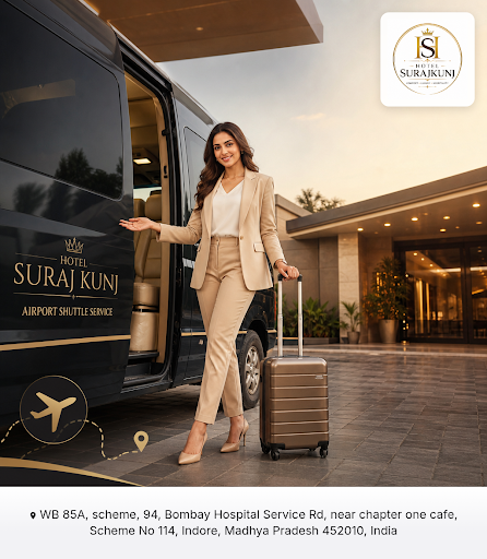 Experience the convenience of Hotel Suraj Kunj's Airport Shuttle Service, providing comfortable a… post image