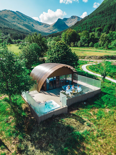 SeaBeds Luxury Lookouts with Hot Tubs @ Woodlands Glencoe